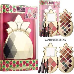 Tarte Gold Eyeshadow Palette with Pineapple Design